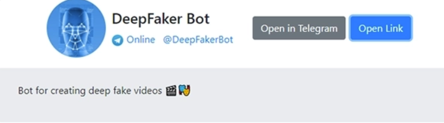 DeepFaker Bot Telegram